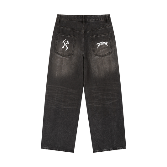 Vintage Wash Heavyweight Denim Jeans buy 1 or 2 sizes up for baggy fit