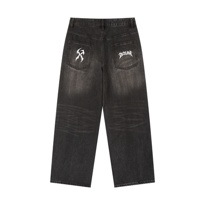 Vintage Wash Heavyweight Denim Jeans buy 1 or 2 sizes up for baggy fit